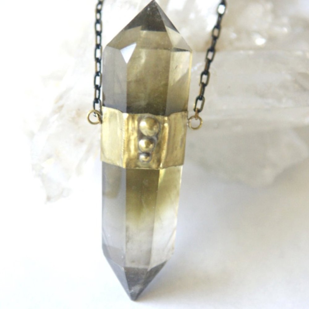 Ascent Flight of Fancy Smoky Quartz Necklace